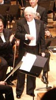 Jerry Goldmsith during one of his last concerts in London.