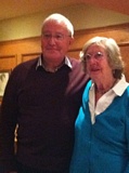 John Barry fans with June Lloyd-Jones (John's sister)